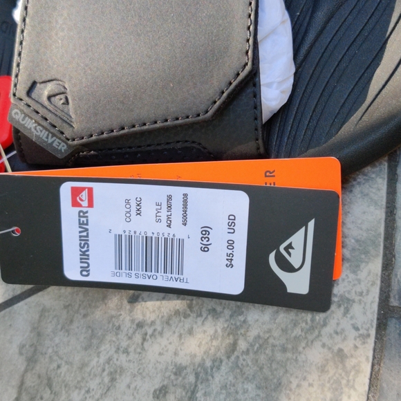 Quicksilver men's flip flop sandals size 6 - Picture 3 of 4